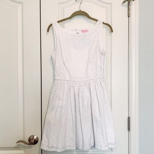 Lilly Pulitzer white lace dress